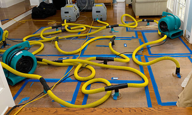 Professional Flood Damage Restoration technician working in Concordia, NJ